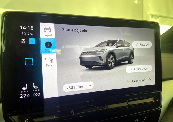 Volkswagen ID.4 cena 149900 przebieg: 25813, rok produkcji 2022 z Mogilno małe 742